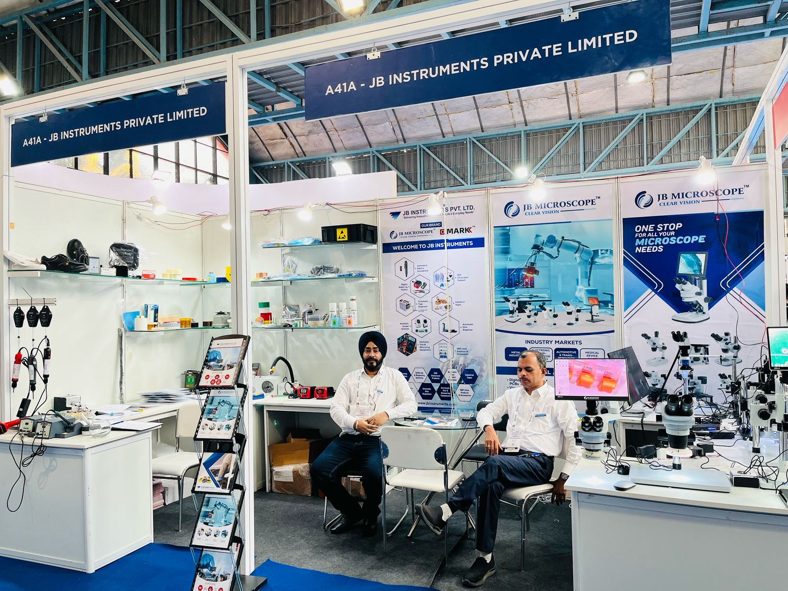 JB Instruments Pvt. Ltd. Technical Team at National Expo