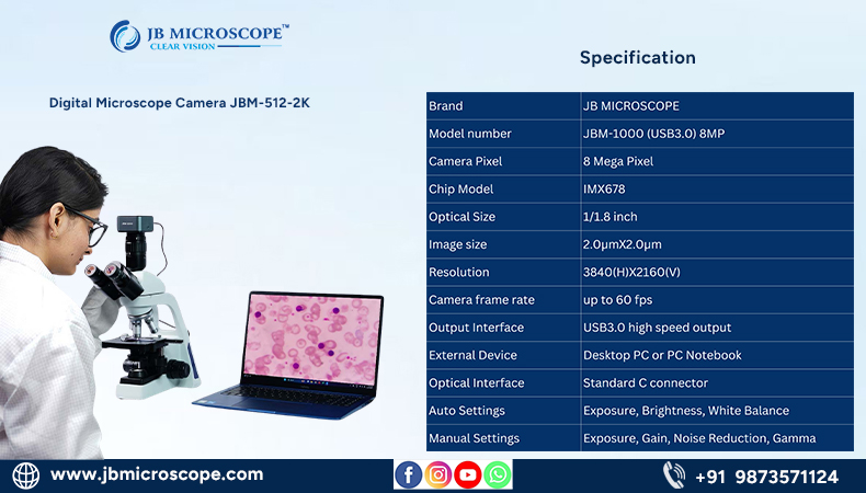 Digital Microscope Autofocus Camera supplier in India